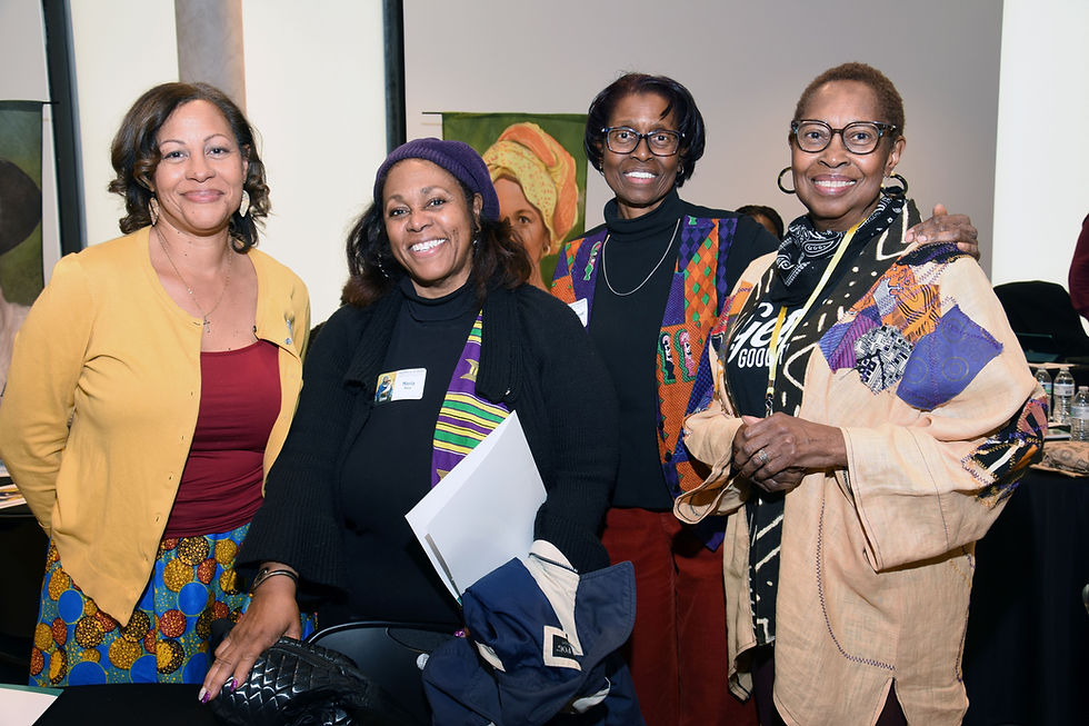 St. Ignatius of Loyola parishioners, Jennifer Fairweather, Maria Rose, Margaret Wright and Barbara Wright-Ingram (Photo by James Baca)