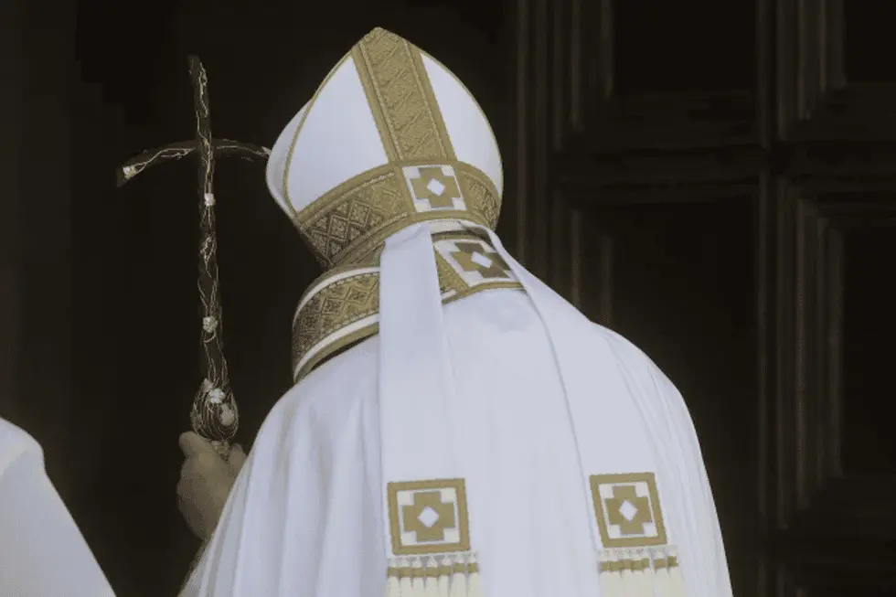 Pope Francis opens the Holy Door in L’Aquila, Italy. (Photo: Vatican Media)