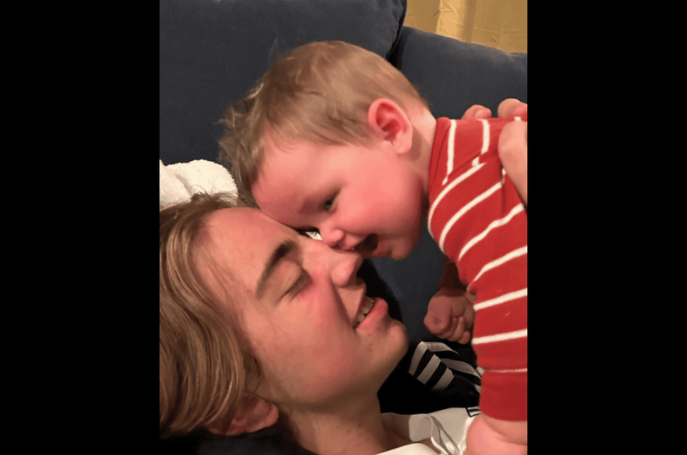 Snead boys snuggling. (Photo: Courtesy photo)
