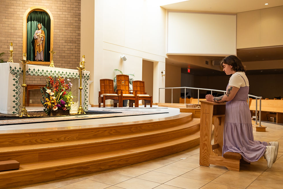 Liza Hayden, a teen with an intense testimony of faith, was among the new Catholics received into the Church at Light of the World Parish in Littleton last Easter. Despite a past filled with suffering and emptiness, she's on fire with the love of the Lord. (Photo by André Escaleira, Jr.)