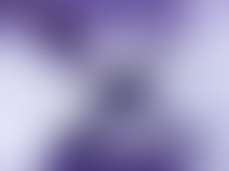 A purple powdery "X" on a white surface, with a metal tin lid nearby. The image has a soft purple gradient, creating a mysterious mood.