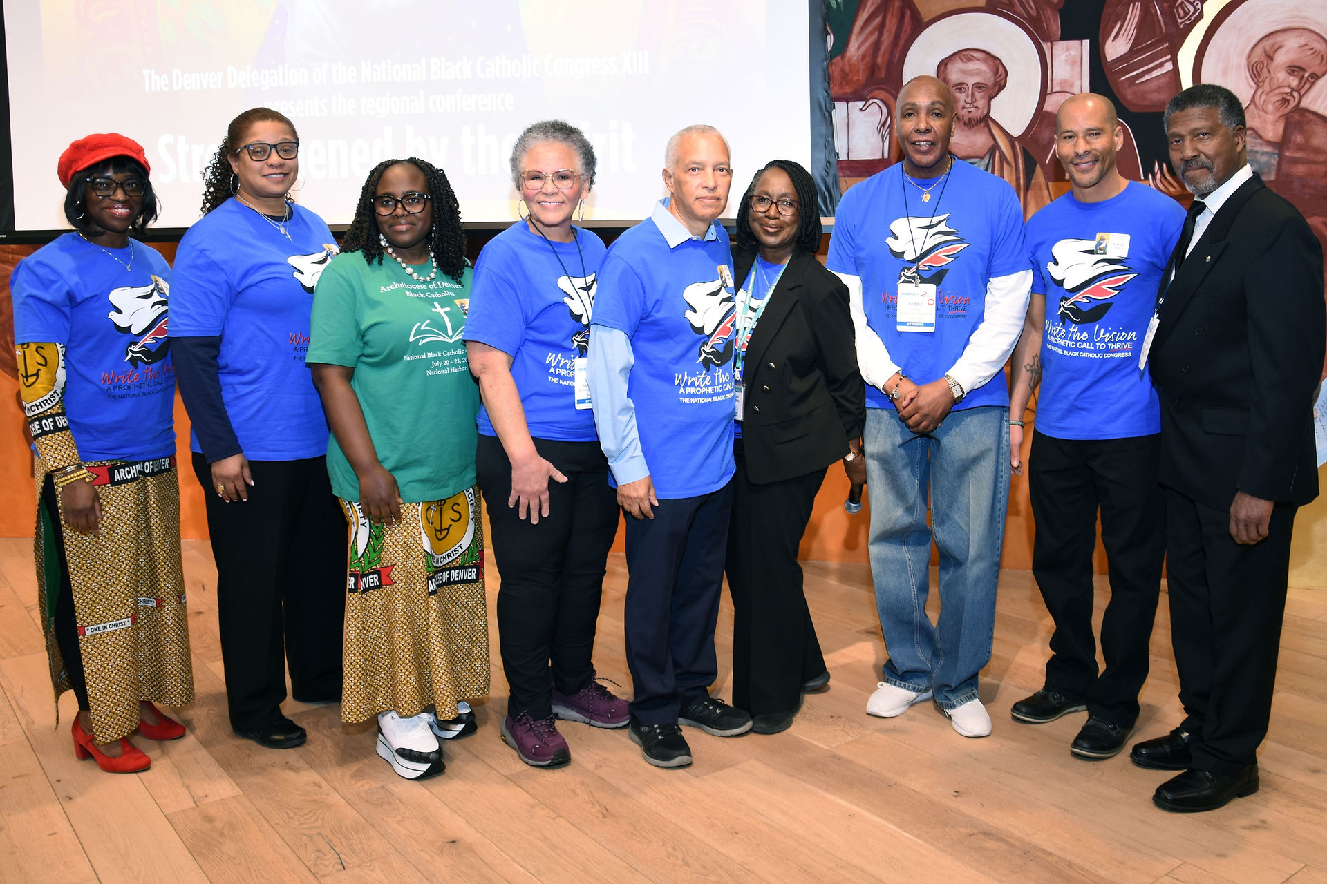 Members of the delegation to National Black Catholic Congress XIII (Photo by James Baca)