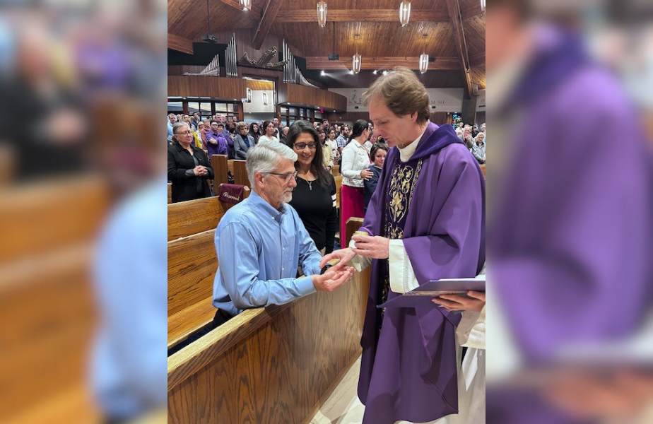 For Tom Colclazier, a new Catholic at Immaculate Heart of Mary Parish in Northglenn, the Eucharist is everything. "I can't wait to receive the Eucharist," he said, when interviewed ahead of his conversion to the Catholic faith in spring 2025. (Photo provided)