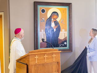 A Vision of Hope: Archbishop Aquila unveils new "Mary at the Foot of the Cross" icon ahead of 2033 Jubilee