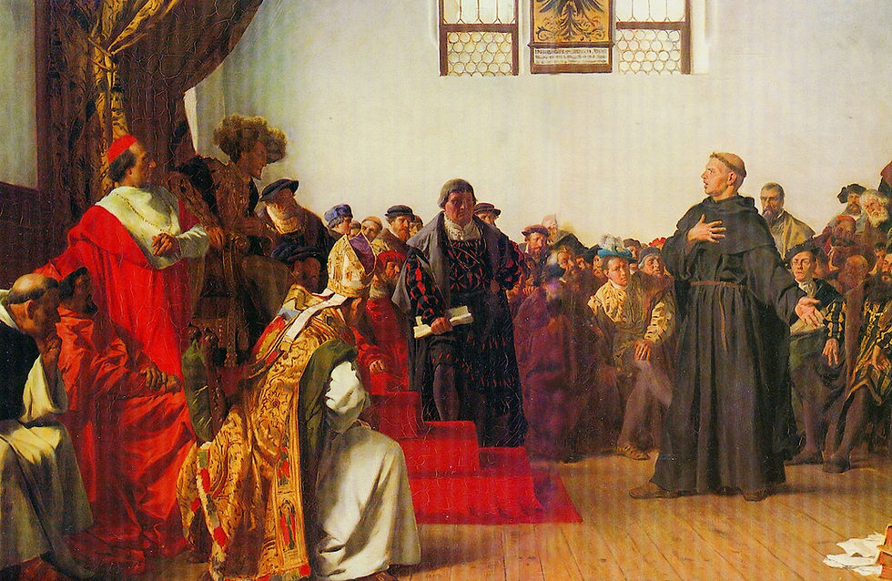 Luther at the Diet of Worms by Anton von Werner, c. 1877. (Photo: Wikimedia Commons/Public Domain)