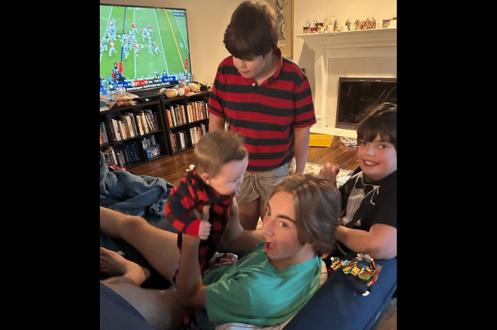 Snead boys playing at home together on a Saturday afternoon.(Photo: Courtesy photos)