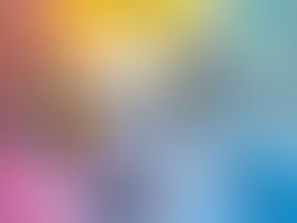 Wooden cross with rainbow stripes on colorful abstract background of blues, yellows, and reds. Vibrant, artistic, and inspiring.