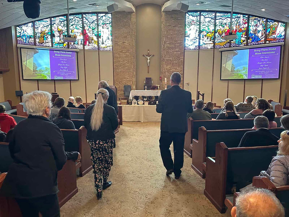 The second-annual Bring Them Home event afforded 40 families the opportunity to lay their loved ones to rest at no cost, thanks to a mission program of Catholic Funeral and Cemetery Services of Colorado. (Photo courtesy of CFCS/Mount Olivet Catholic Cemetery)