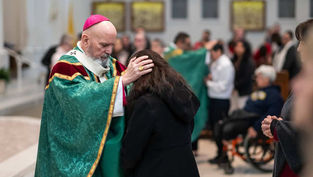 At World Day of the Sick healing Mass, Archbishop Aquila says all sickness can show God’s glory