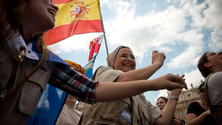 Rome bustling on canonization eve