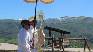 Eucharistic pilgrims go ‘to the heights’ at the top of the Rocky Mountains
