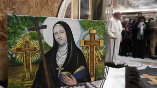 Women are ‘builders of humanity,’ Pope Francis says in conference address