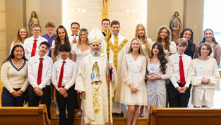 Sacramental joy abounds thanks to new Holy Family High School Confirmation program