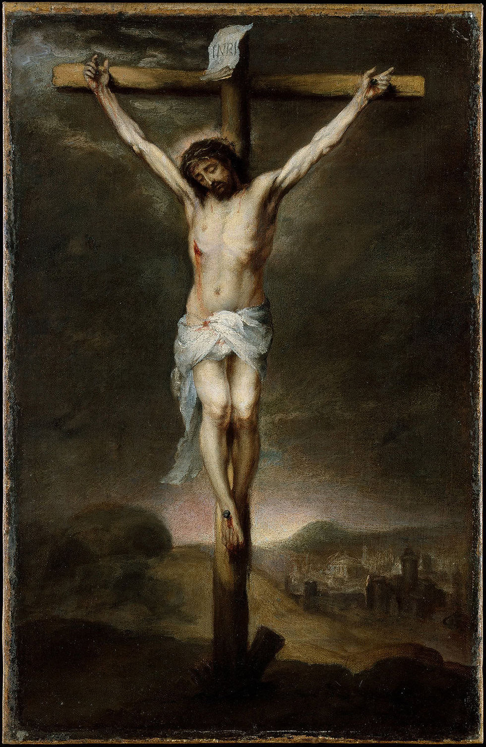 Jesus crucified on the cross