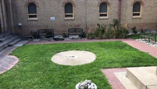Archbishop Aquila praying for conversion after St. Jude statue beheaded