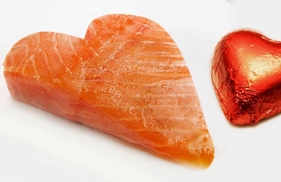 Salmon hearts. Give it a few years, they’ll be huge.