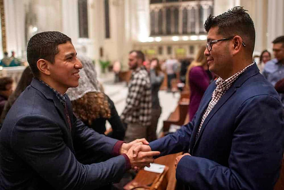 Human beings were made for relationship, and it’s relationships that give our lives meaning. Meaningful relationships, intimate relationships, and relationships with family and friends are all very important, but ultimately, it’s our relationship with God that’s most important. (Photo by Daniel Petty/Denver Catholic)