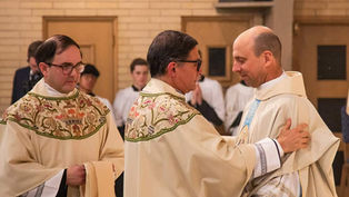 Sodalits at Holy Name Parish welcome one new priest, two consecrated laymen