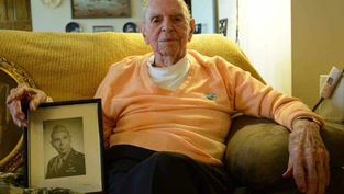 100-year-old veteran counts his blessings
