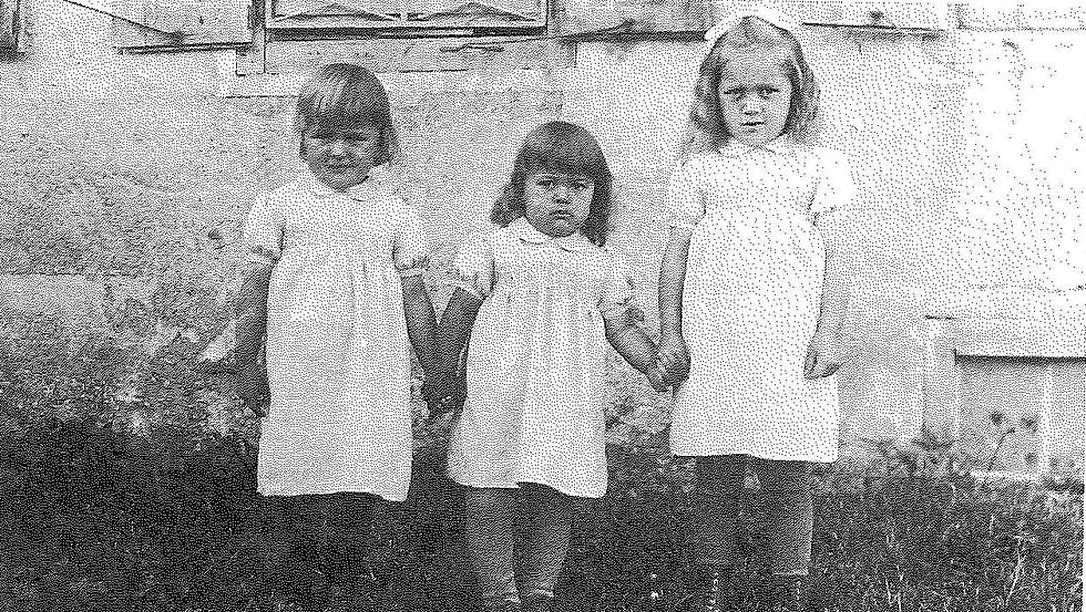 Three of Franz Jagerstatter's four children: Maria, Louisi and Rosi./Styria Verlag. Used with permission