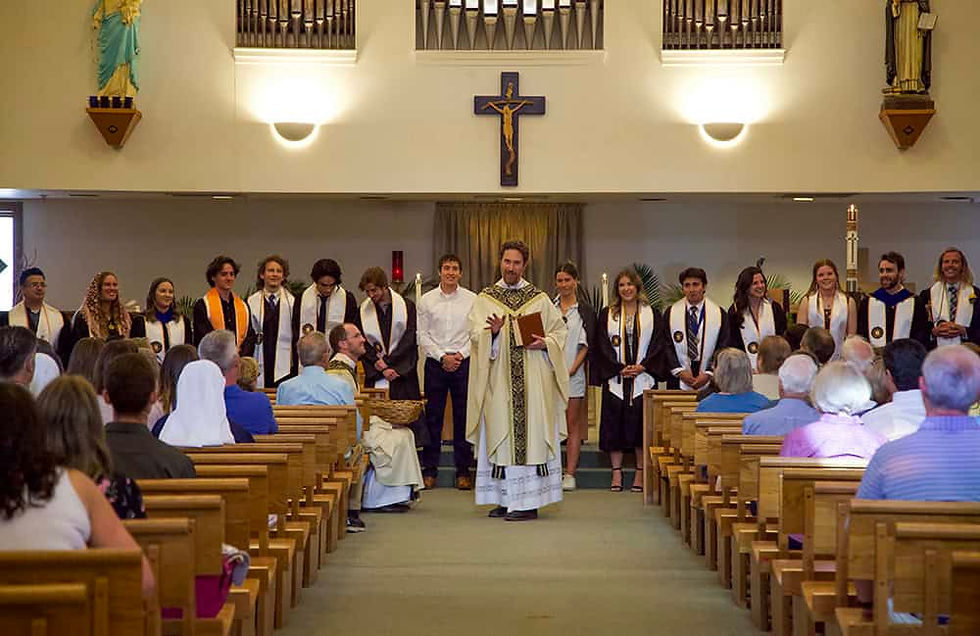Father Peter Mussett in St. Thomas Aquinas Parish