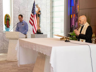 Archbishop Aquila celebrates Caregiver Appreciation Week at Denver’s Saint Joseph Hospital
