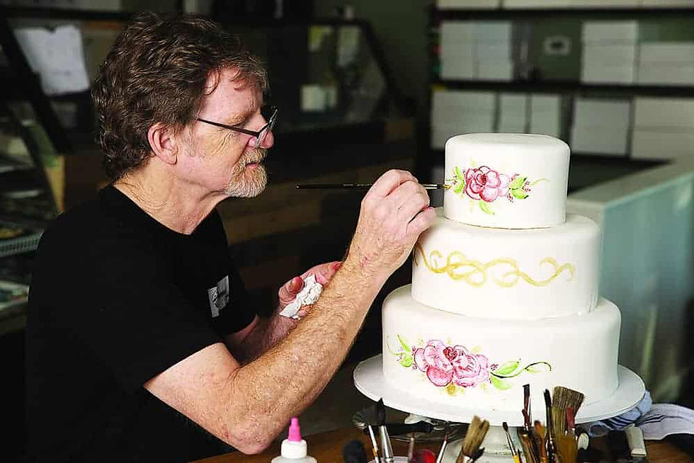 Jack Phillps, owner of Masterpiece Cake Shop in Lakewood, refused to bake a cake for a gay wedding in 2012. It was the beginning of a civil rights case that will be heard by the Supreme Court in December. (Photos provided by Alliance Defending Freedom)