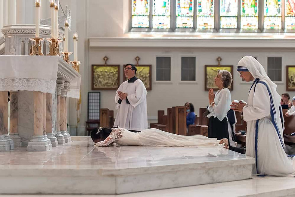 Before discerning a life of consecrated virginity, Sahlezghi discerned with the local Missionaries of Charity community for one year. The consecration Mass on June 12 marked the culmination of a six-year discernment process for Sahlezghi. (Photo by Anya Semenoff/Denver Catholic)