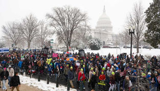 Snow doesn’t deter thousands at second post-Roe March for Life