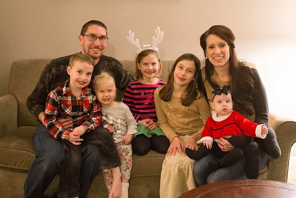 To help in the spirit of celebration for the Advent and Christmas seasons, the Barga family throws a big party on the Feast of the Immaculate Conception. (Photo by Jason Weinrich)