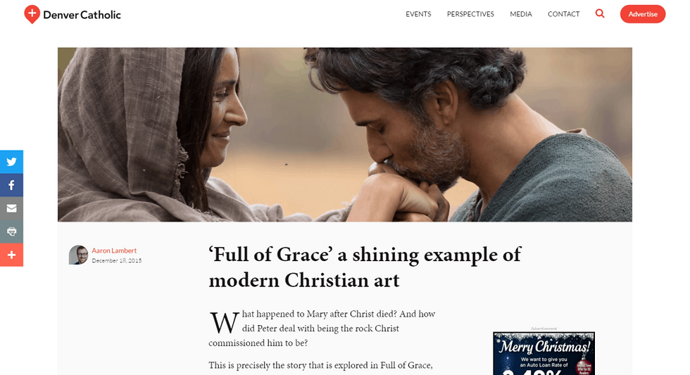 The new Denver Catholic website was modeled after The New York Times and other publications that are at the forefront of digital news.
