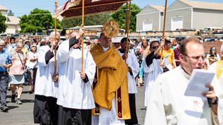 The Eucharistic heart of Jesus on full display in Arvada procession