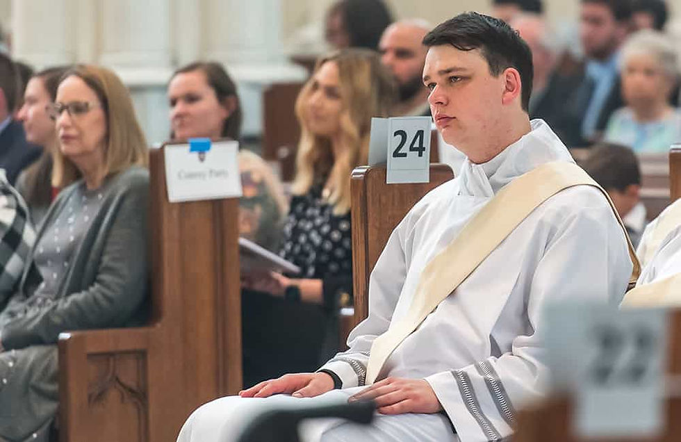 Father Srsich’s road to the priesthood was not what he expected it would be, but he has seen the Lord’s grace through it all “It’s just a beautiful life, a beautiful gift that I am very grateful for.” (Photo by Anya Semenoff/Denver Catholic)