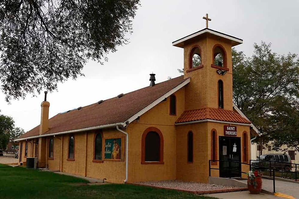 The current St. Theresa’s church was sold to a funeral home based out of Boulder. It was built by coal minders in the 1930s.