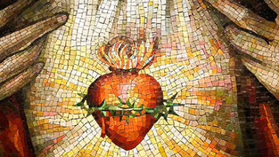 The Sacred Heart of Jesus burns for you