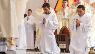 From a pacific island to the priesthood: Two Kiribati men ordained transitional deacons
