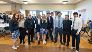 Archbishop Aquila visits northern Colorado’s growing St. John Paul II High School