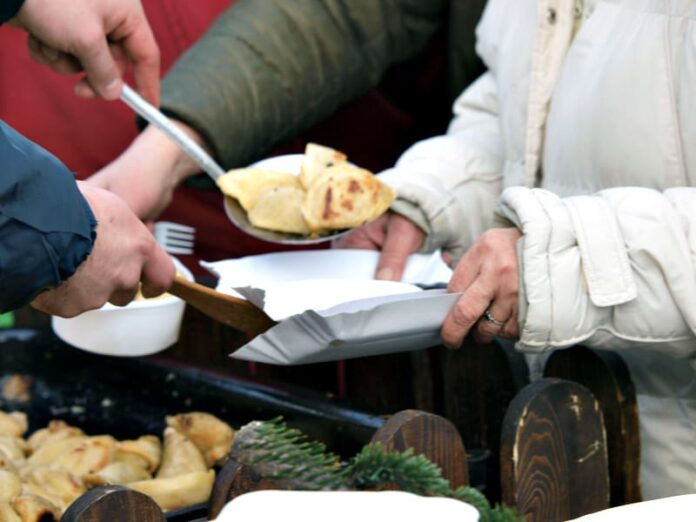 Warm food for the poor and homeless