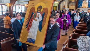 St. Raphael icon a symbol of confidence for Denver artist who created it