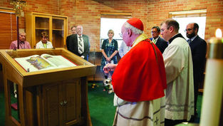 ‘Saint John’s Bible’ on display in Stafford Library