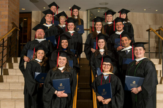CENTENNIAL, CO - APRIL 7: Augustine Institute commencement on May 7, 2016, in Centennial, Colorado. (Photo by Daniel Petty/for the Augustine Institute)