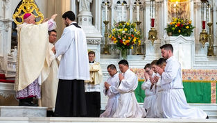 Seven new deacons take first step in journey toward the priesthood