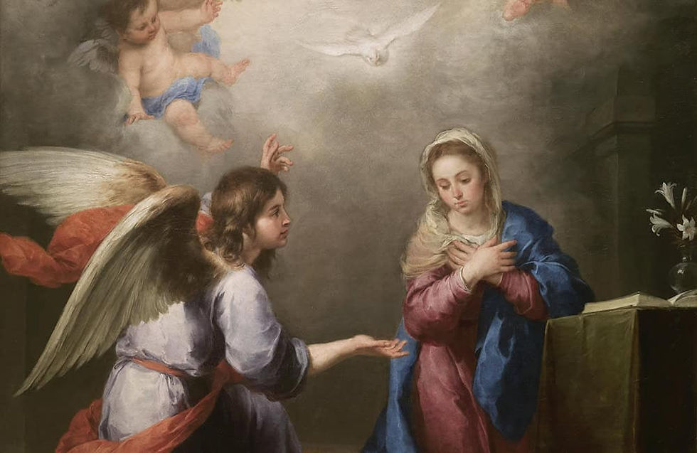 Featured image: The Annunciation, Bartolomé Esteban Murillo, c. 1660