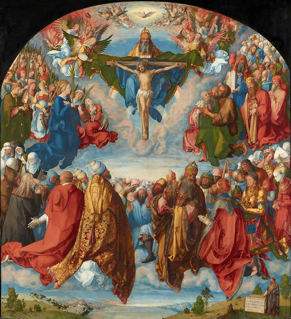 Throne of Mercy, Albrecht Dürer, 1511 