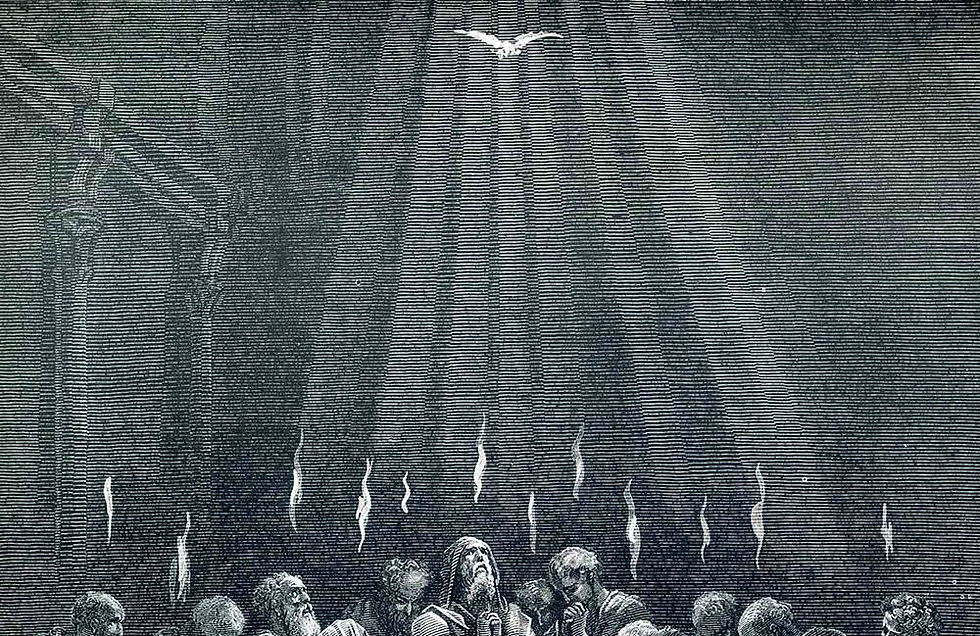 The Descent of the Spirit, Gustave Doré, ca. 1880.