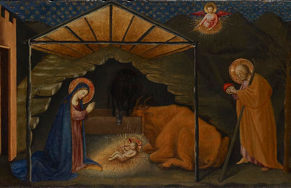 Nativity, Fra Angelico, ca. 1395-1455.