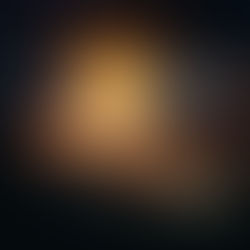 Three fingertips cradle a glowing orange galaxy with small planets against a dark, starry space backdrop.