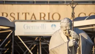 Vatican says Pope Francis shows ‘slight improvement’ on 11th day in hospital