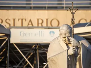 Vatican says Pope Francis shows ‘slight improvement’ on 11th day in hospital