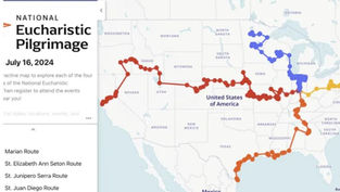 National Eucharistic Pilgrimage: When is it passing through your town?